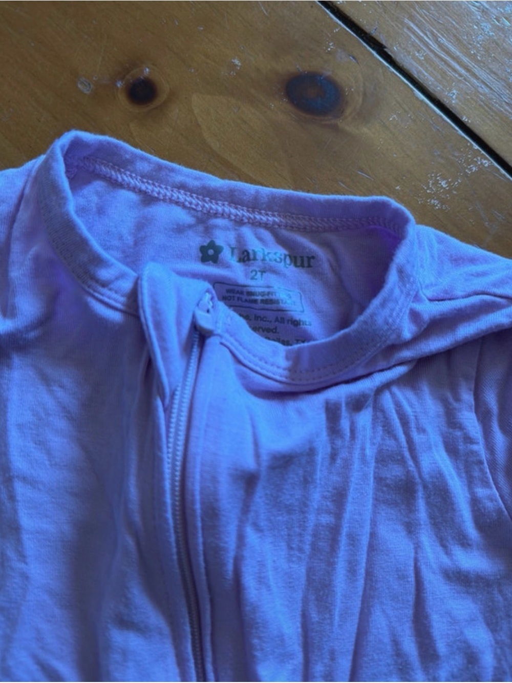 Larkspur Kids Lavender Footie One-Piece - 2T